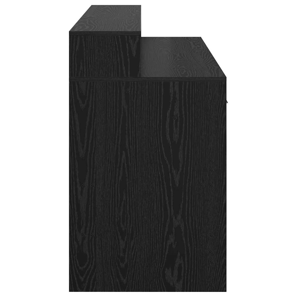 Schreibtisch Schwarze Eiche 140 x 55 x 91 cm Holzwerkstoff