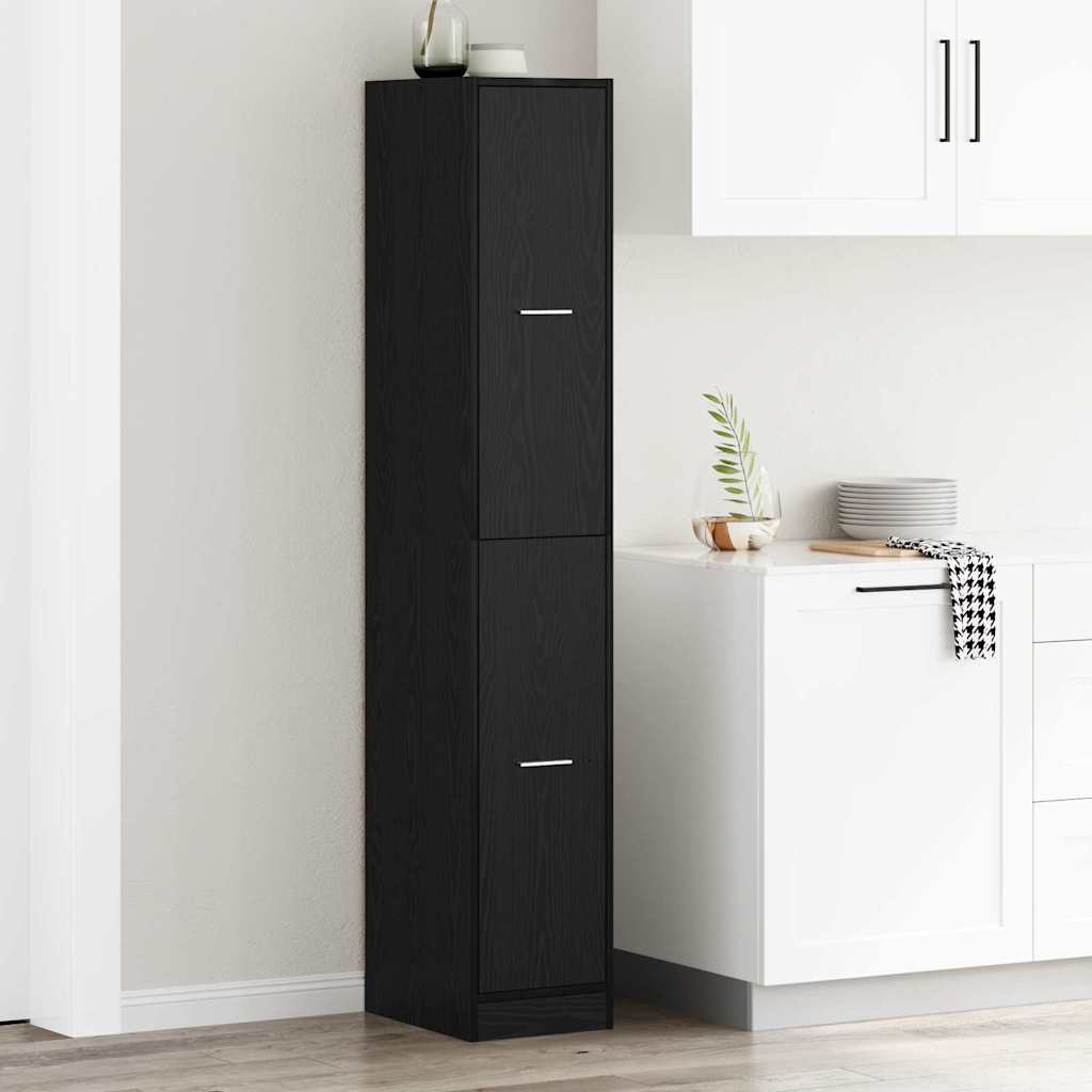 Apothekerschrank Schwarze Eiche 30 x 41 x 174.5 cm