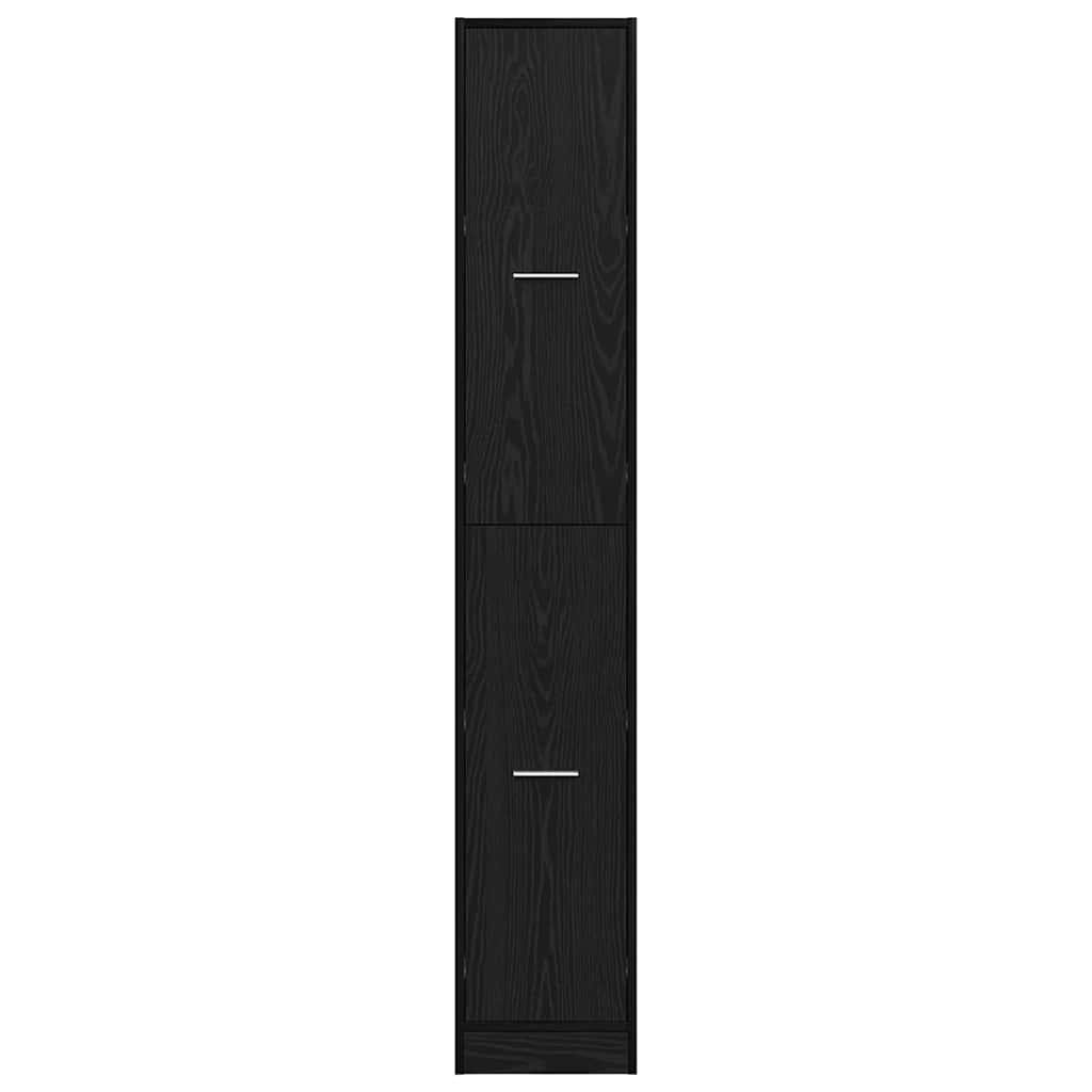 Apothekerschrank Schwarze Eiche 30 x 41 x 174.5 cm
