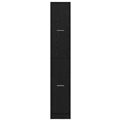 Apothekerschrank Schwarze Eiche 30 x 41 x 174.5 cm