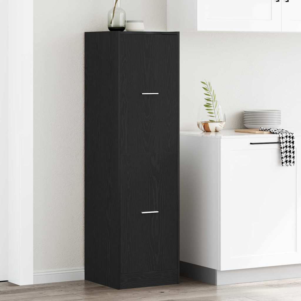Apothekerschrank Schwarze Eiche 40 x 41 x 144.5 cm