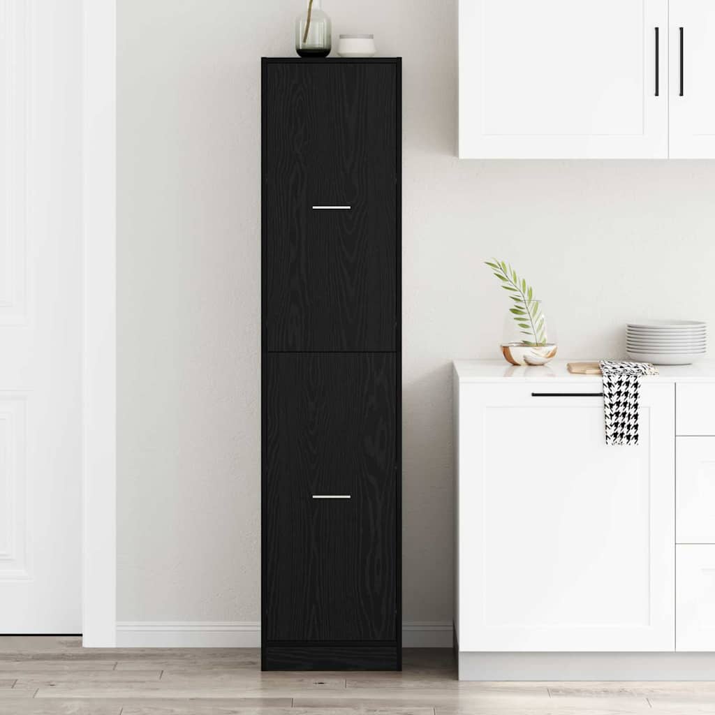 Apothekerschrank Schwarze Eiche 40 x 41 x 174.5 cm