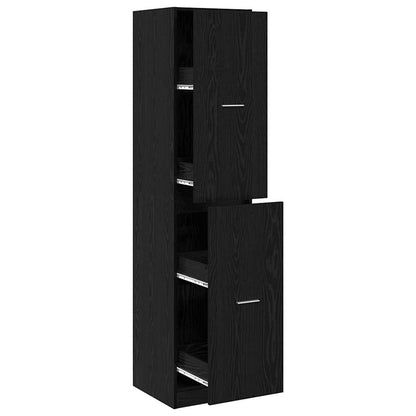 Apothekerschrank Schwarze Eiche 40 x 41 x 174.5 cm