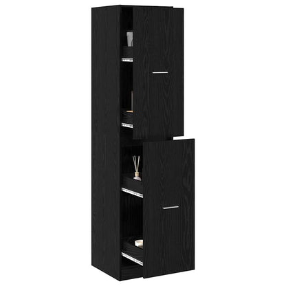 Apothekerschrank Schwarze Eiche 40 x 41 x 174.5 cm