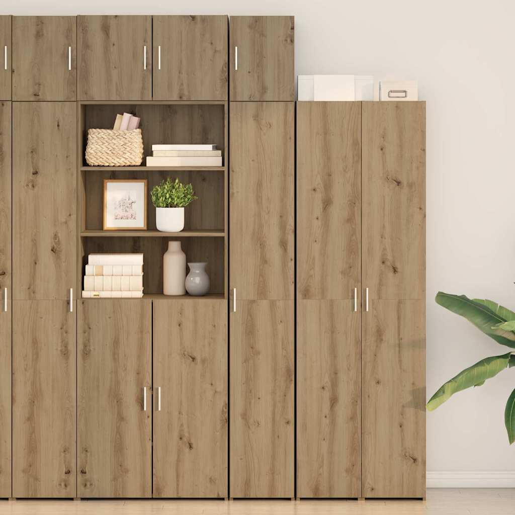 Schlanker Stauraum Schrank Eiche handwerklich