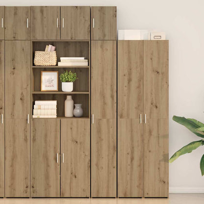 Schlanker Stauraum Schrank Eiche handwerklich