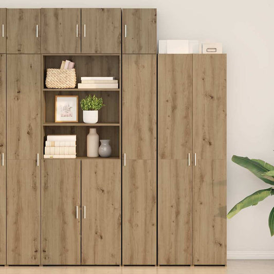 Schlanker Stauraum Schrank Eiche handwerklich