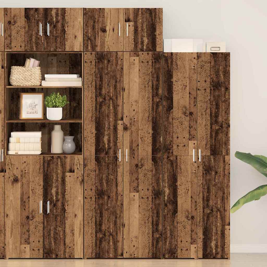 Badschrank Altholz 70 x 42,5 x 225 cm Holzwerkstoff