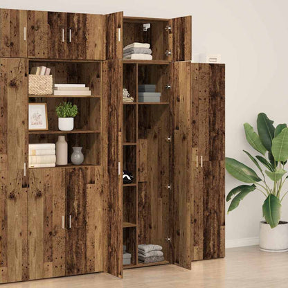 Badschrank Altholz 70 x 42,5 x 225 cm Holzwerkstoff