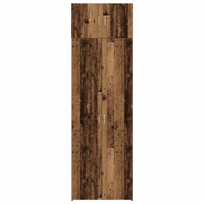 Badschrank Altholz 70 x 42,5 x 225 cm Holzwerkstoff
