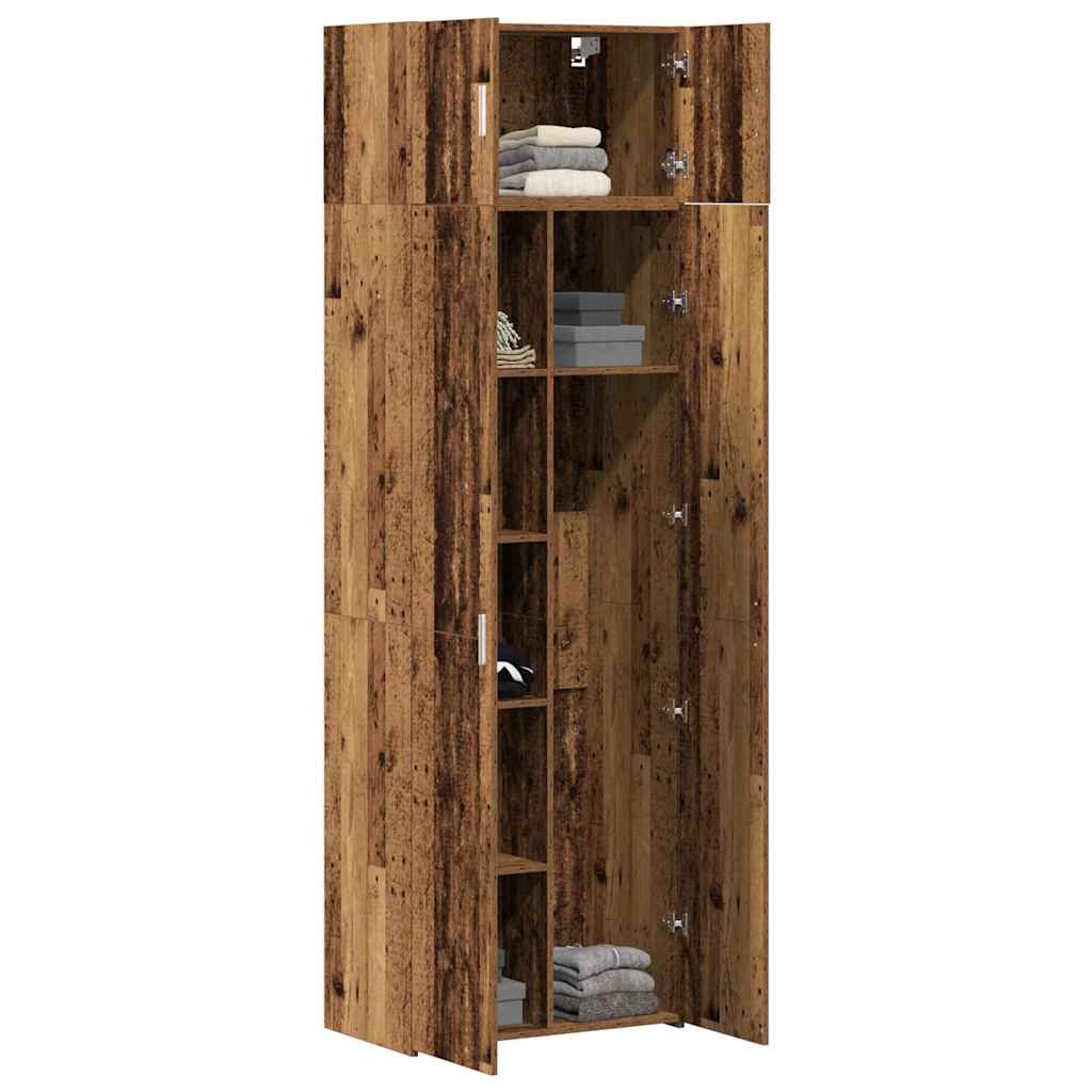Badschrank Altholz 70 x 42,5 x 225 cm Holzwerkstoff