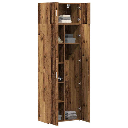 Badschrank Altholz 70 x 42,5 x 225 cm Holzwerkstoff