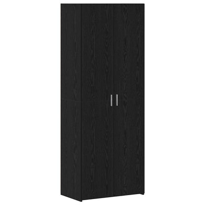Badschrank Schwarze Eiche 70 x 42,5 x 225 cm Holzwerkstoff