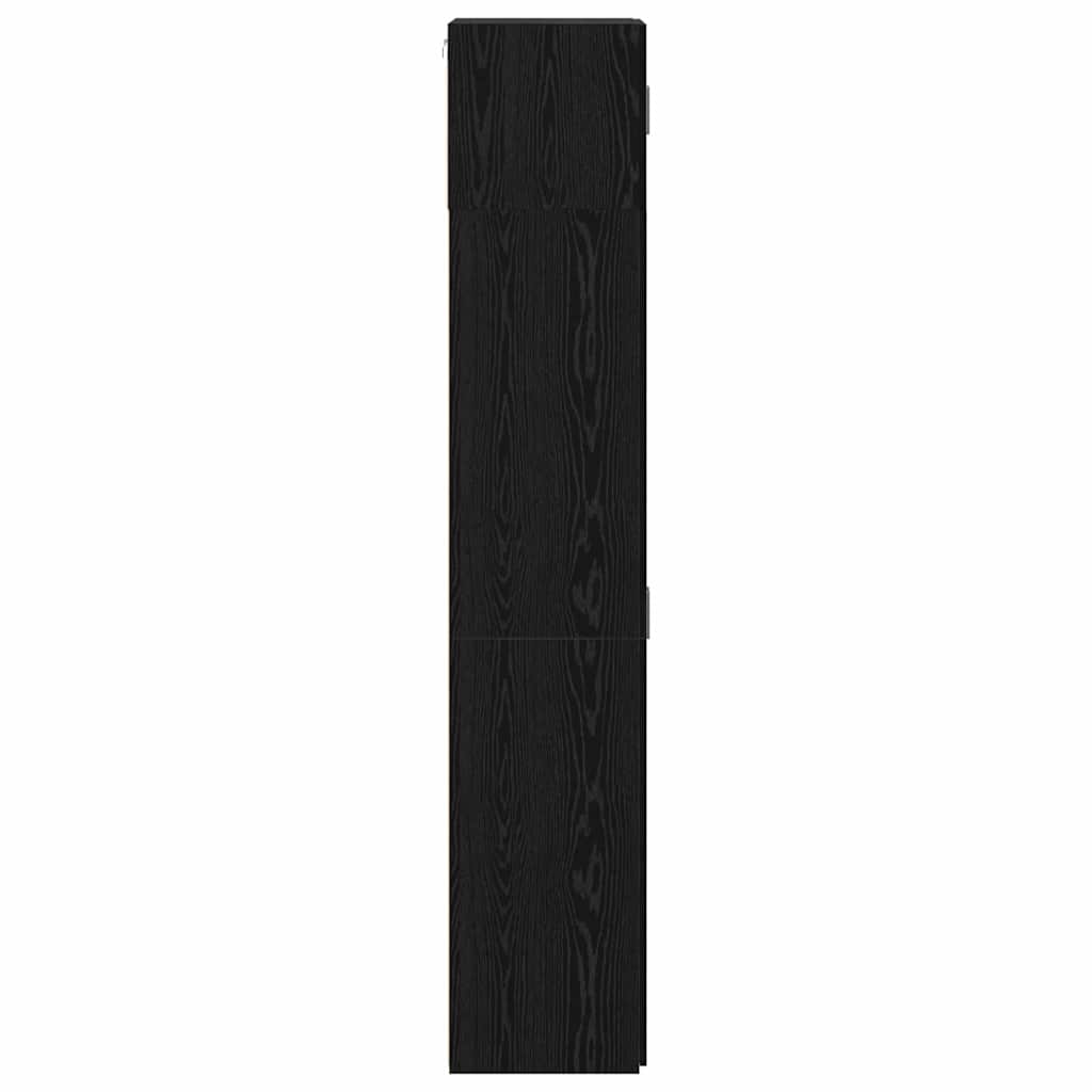 Badschrank Schwarze Eiche 70 x 42,5 x 225 cm Holzwerkstoff