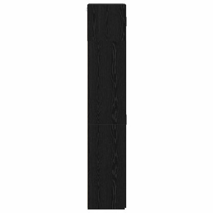 Badschrank Schwarze Eiche 70 x 42,5 x 225 cm Holzwerkstoff