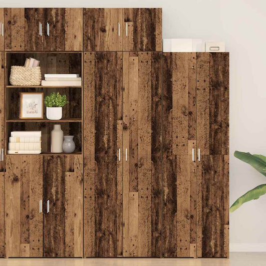 Badschrank Altholz 70 x 42,5 x 225 cm Holzwerkstoff