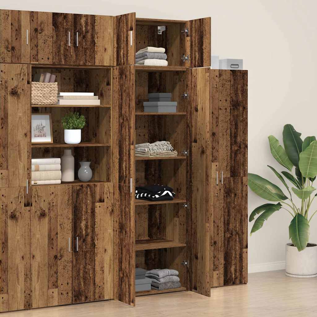 Badschrank Altholz 70 x 42,5 x 225 cm Holzwerkstoff