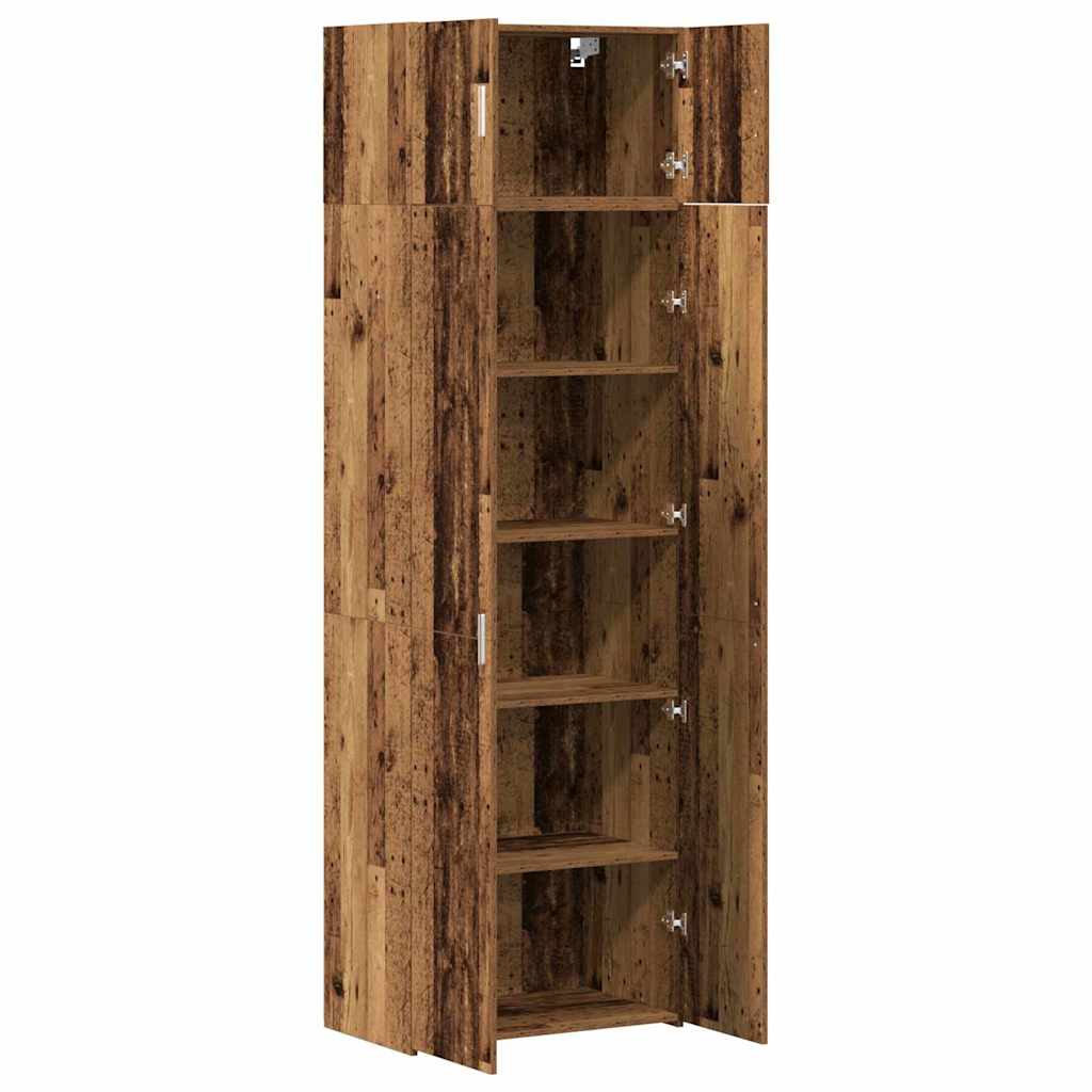 Badschrank Altholz 70 x 42,5 x 225 cm Holzwerkstoff