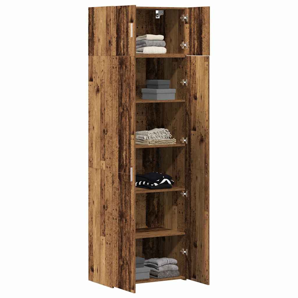 Badschrank Altholz 70 x 42,5 x 225 cm Holzwerkstoff