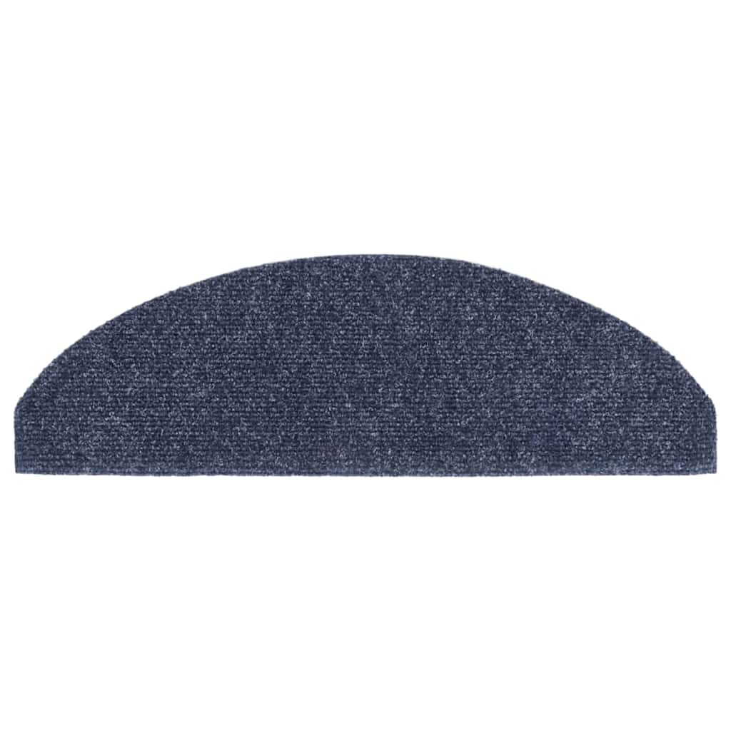 Stufenmatten Selbstklebend 20 Stk. 65x21x4 cm Blau Halbrund Groß