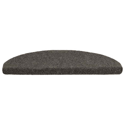 Stufenmatten Selbstklebend 20 Stk. 65x21x4 cm Anthrazit Halbrund Groß
