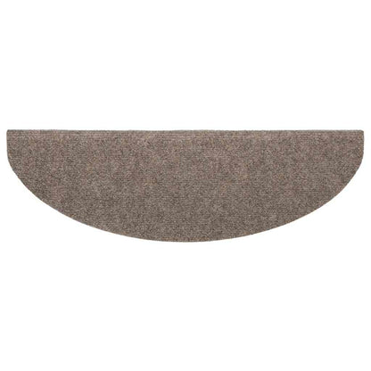 Stufenmatten Selbstklebend 20 Stk. 65x21x4 cm Beige Halbrund Groß