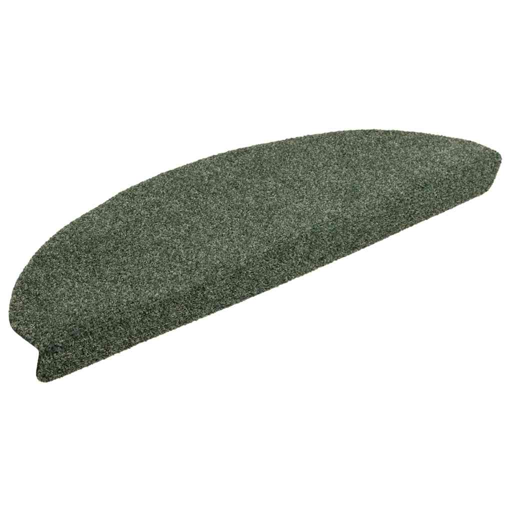 Stufenmatten Selbstklebend 20 Stk. 65x21x4 cm Grün Halbrund Groß