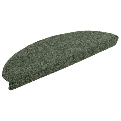 Stufenmatten Selbstklebend 20 Stk. 65x21x4 cm Grün Halbrund Groß