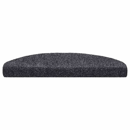 Stufenmatten Selbstklebend 30 Stk. 65x21x4 cm Dunkelgrau Halbrund Groß