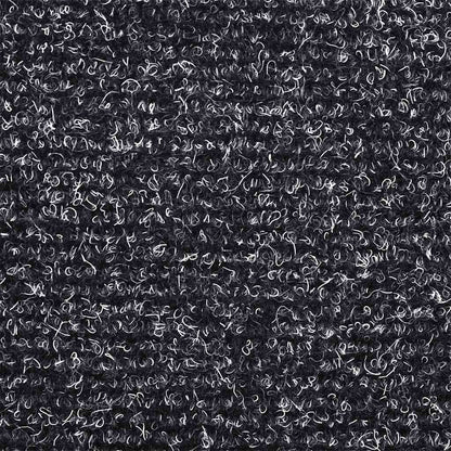 Stufenmatten Selbstklebend 30 Stk. 65x21x4 cm Dunkelgrau Halbrund Groß