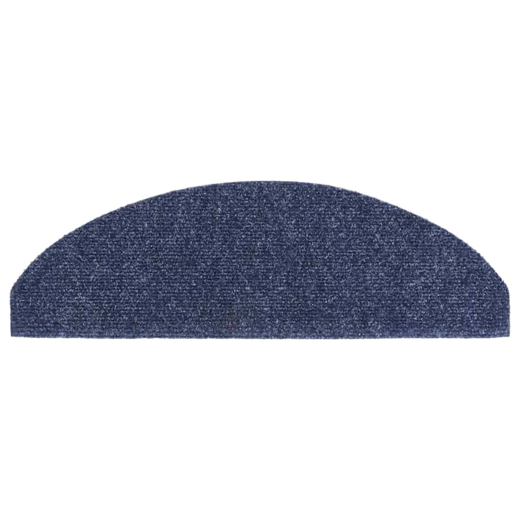 Stufenmatten Selbstklebend 30 Stk. 65x21x4 cm Blau Halbrund Groß