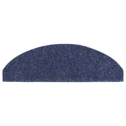Stufenmatten Selbstklebend 30 Stk. 65x21x4 cm Blau Halbrund Groß