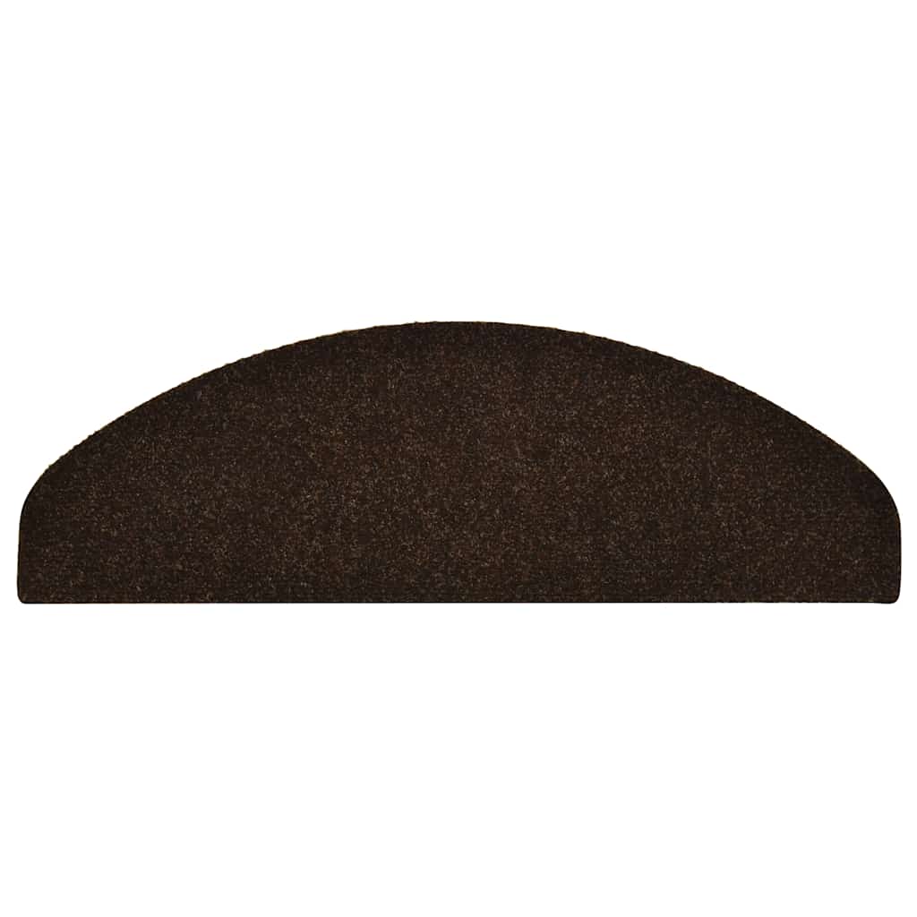 Stufenmatten Selbstklebend 30 Stk. 65x21x4 cm Braun Halbrund Groß