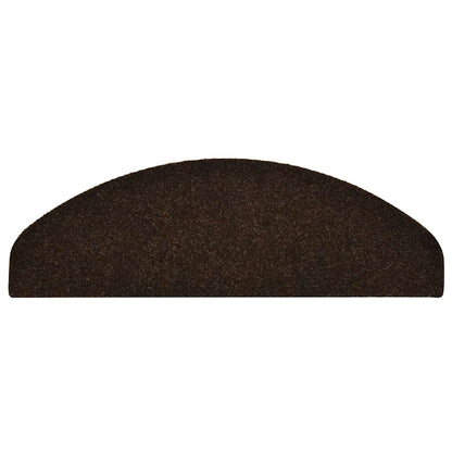 Stufenmatten Selbstklebend 30 Stk. 65x21x4 cm Braun Halbrund Groß