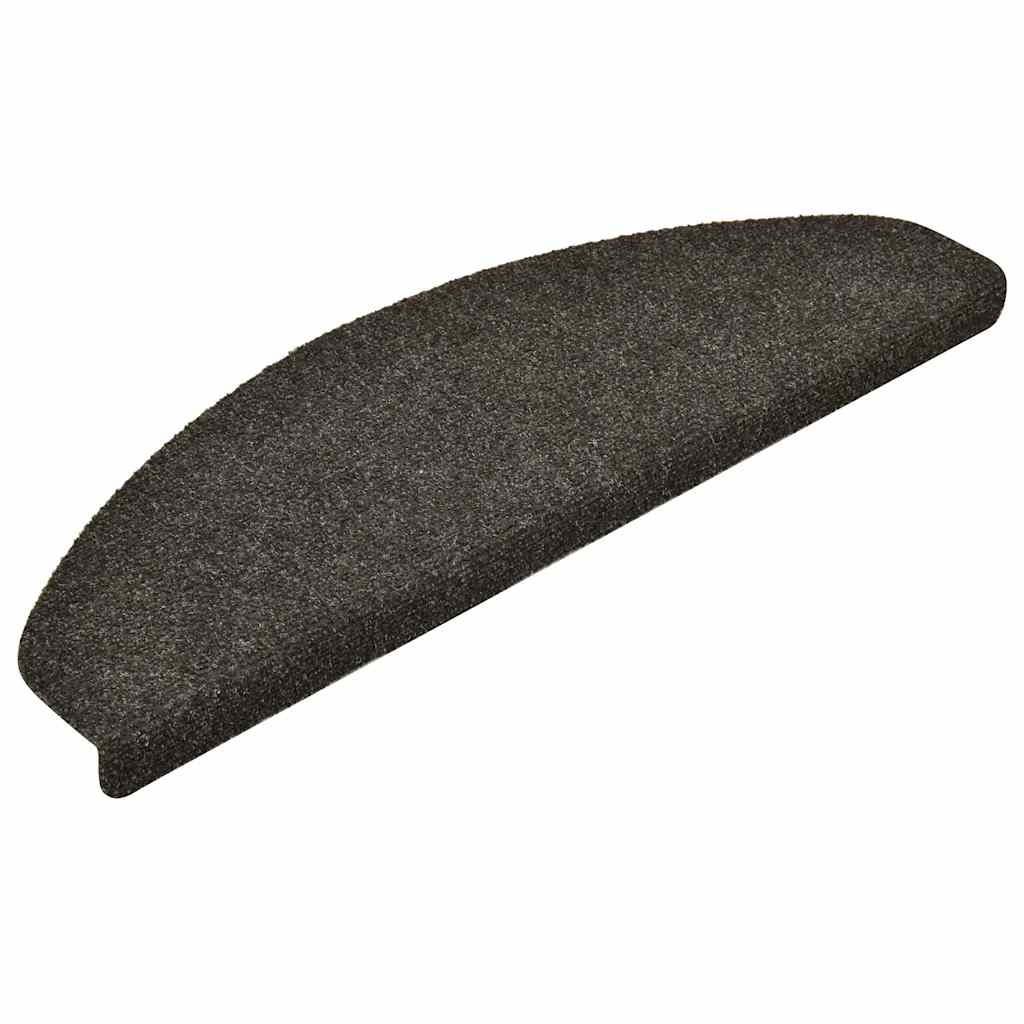 Stufenmatten Selbstklebend 30 Stk. 65x21x4 cm Anthrazit Halbrund Groß
