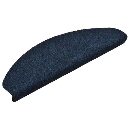 Stufenmatten Selbstklebend 30 Stk. 65x21x4 cm Marineblau Halbrund Groß
