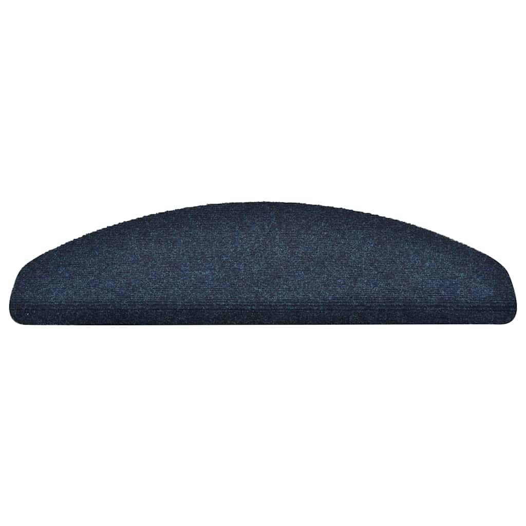 Stufenmatten Selbstklebend 30 Stk. 65x21x4 cm Marineblau Halbrund Groß