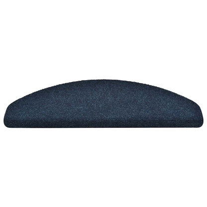 Stufenmatten Selbstklebend 30 Stk. 65x21x4 cm Marineblau Halbrund Groß