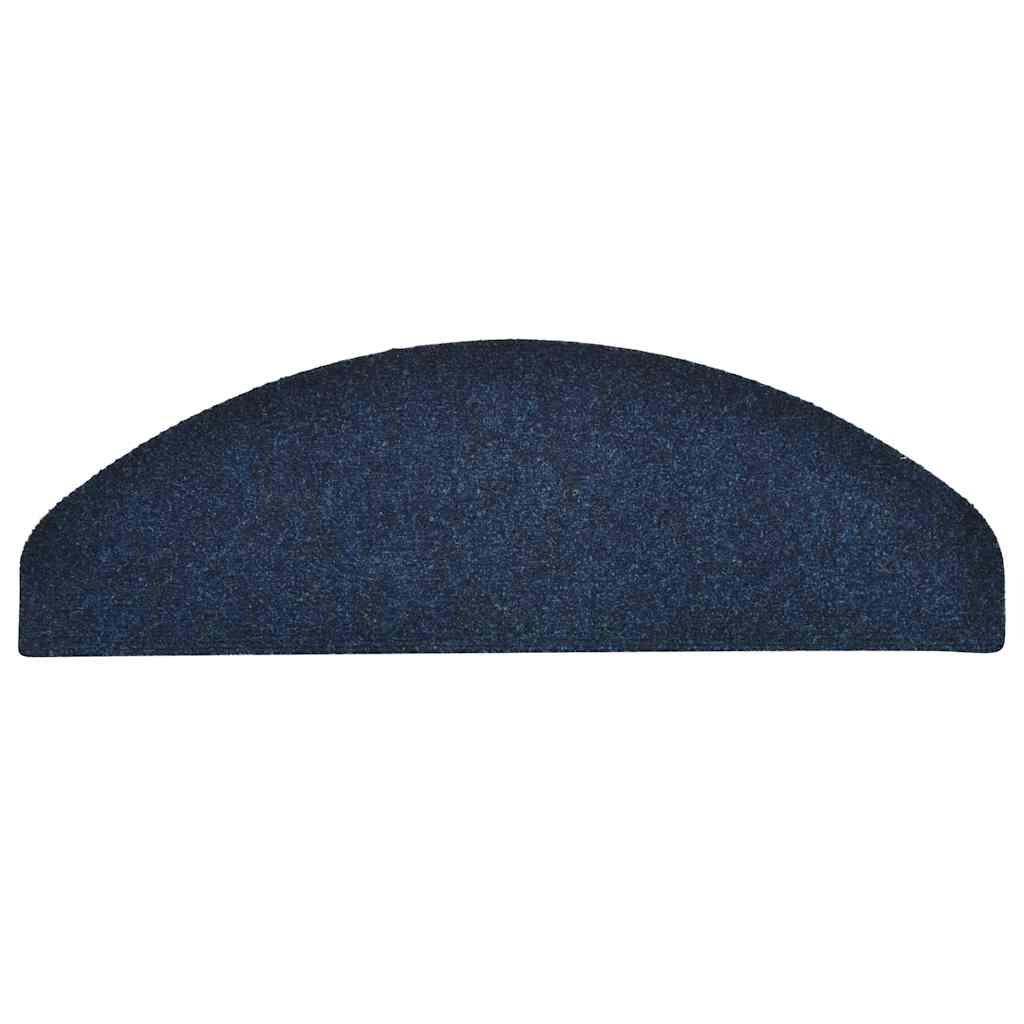 Stufenmatten Selbstklebend 30 Stk. 65x21x4 cm Marineblau Halbrund Groß
