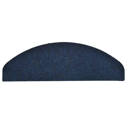 Stufenmatten Selbstklebend 30 Stk. 65x21x4 cm Marineblau Halbrund Groß