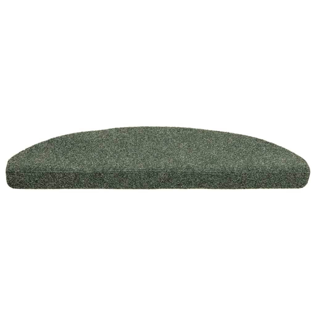 Stufenmatten Selbstklebend 30 Stk. 65x21x4 cm Grün Halbrund Groß