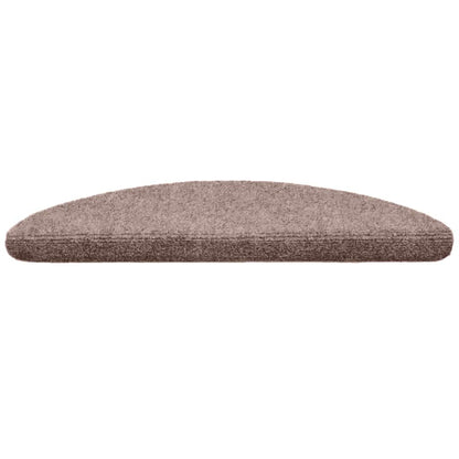 Stufenmatten Selbstklebend 20 Stk. 56x17x3 cm Hellbraun Halbrund