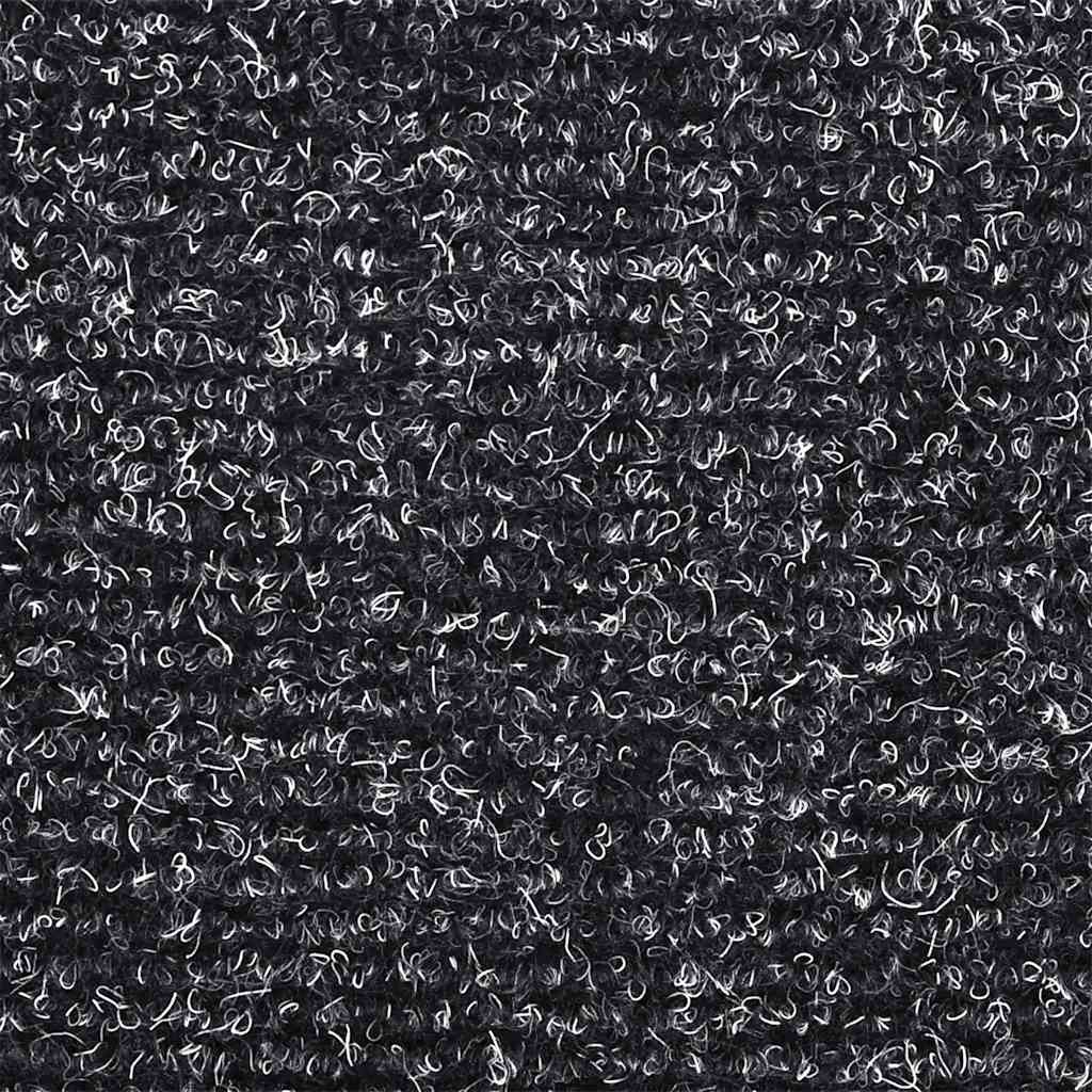 Stufenmatten Selbstklebend 20 Stk. 56x17x3 cm Dunkelgrau Halbrund