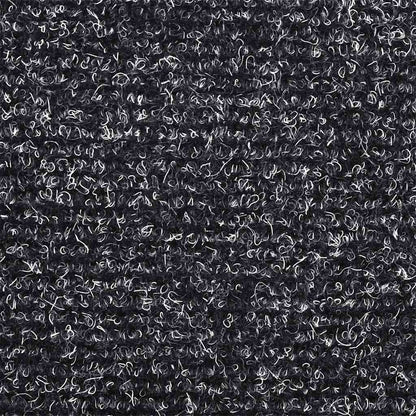 Stufenmatten Selbstklebend 20 Stk. 56x17x3 cm Dunkelgrau Halbrund
