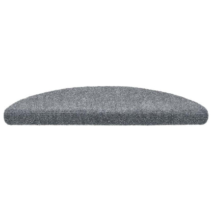 Stufenmatten Selbstklebend 20 Stk. 56x17x3 cm Hellgrau Halbrund