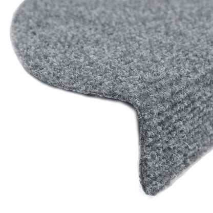 Stufenmatten Selbstklebend 20 Stk. 56x17x3 cm Hellgrau Halbrund