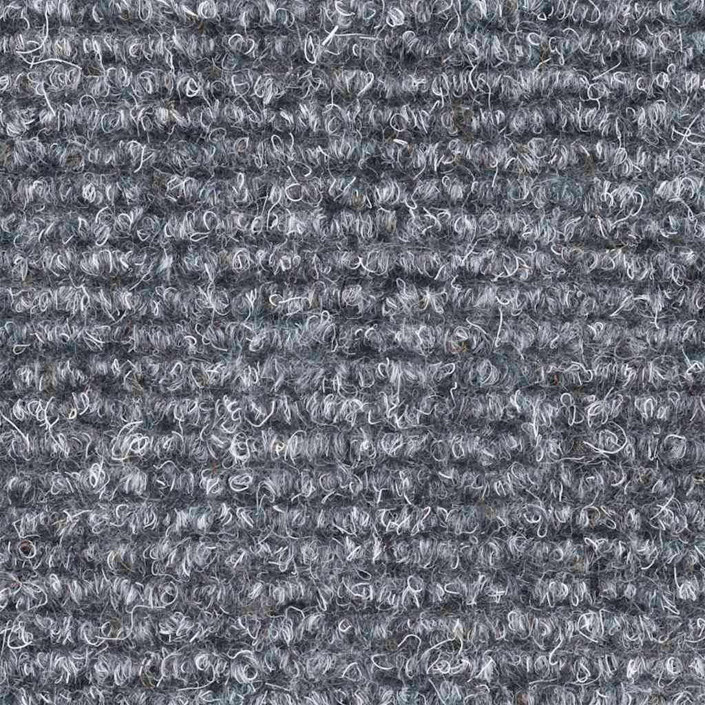 Stufenmatten Selbstklebend 20 Stk. 56x17x3 cm Hellgrau Halbrund