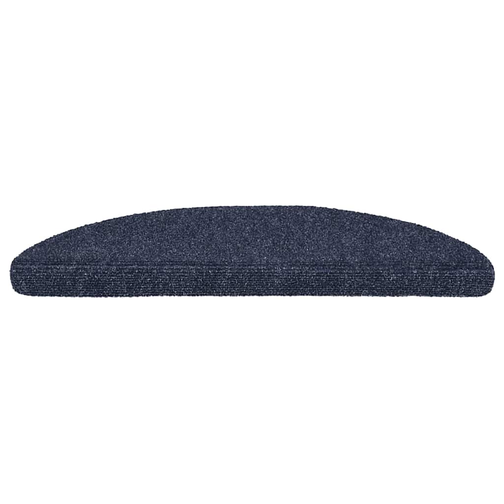 Stufenmatten Selbstklebend 20 Stk. 56x17x3 cm Blau Halbrund