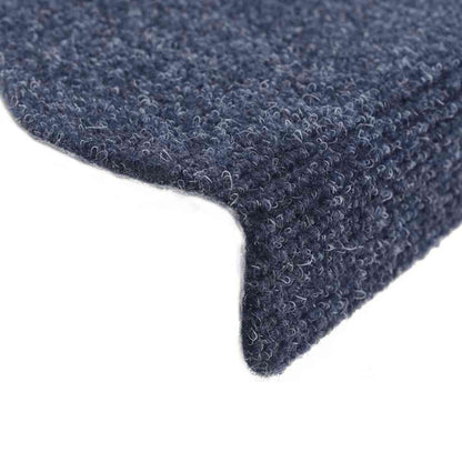 Stufenmatten Selbstklebend 20 Stk. 56x17x3 cm Blau Halbrund