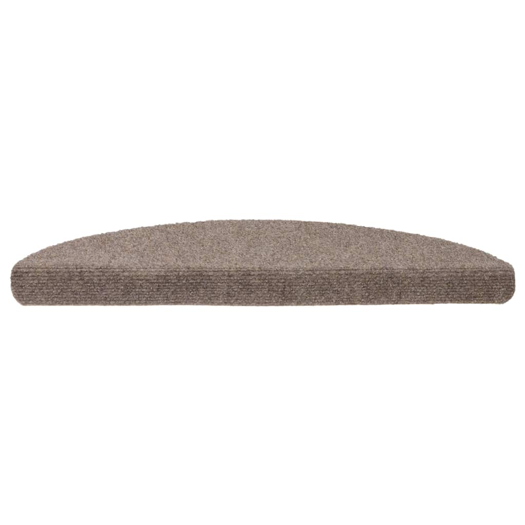 Stufenmatten Selbstklebend 20 Stk. 56x17x3 cm Beige Halbrund